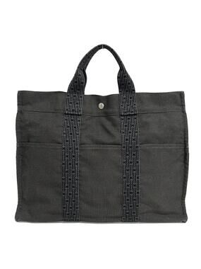 Hermes Her Line Tote Mm Gray Black #278455H54B